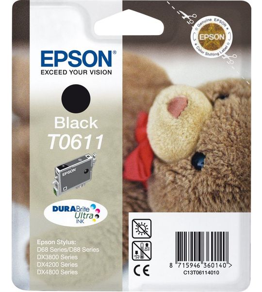Epson T0611 zwart