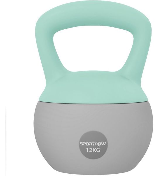 SPORTNOW-Kettlebell-Kunststof-21x21x30cm-Groen