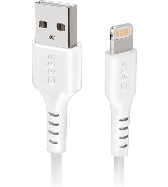 Sbs Mobile Usb-a Naar Lightning 1m Kabel 1 M Wit