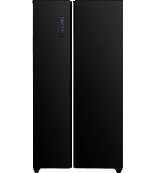 Frilec SBS236-041EB Amerikaanse koelkast Zwart