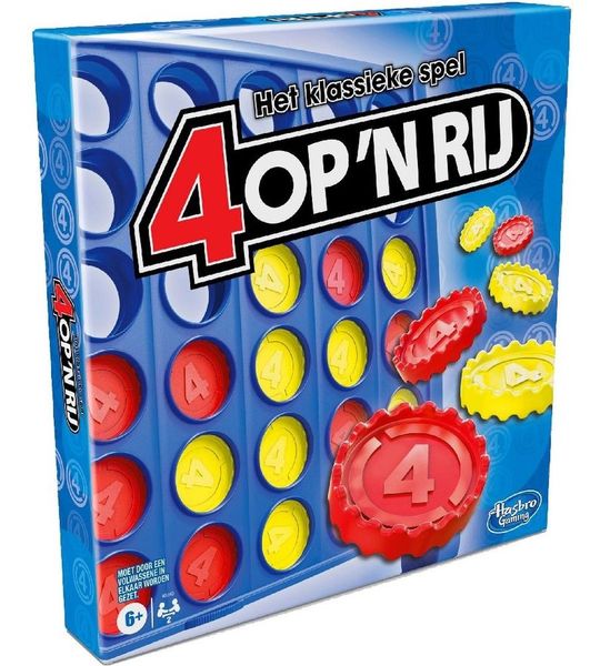 Vier op 'n Rij - Gezelschapsspel - Hasbro Gaming Classic