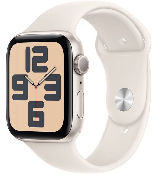 Apple Watch SE 2024 44mm Starlight Sportband M/L