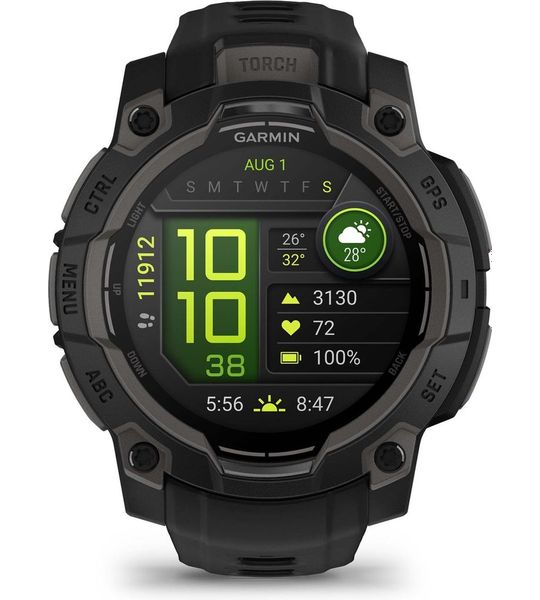 Garmin Instinct 3 45mm Zwart