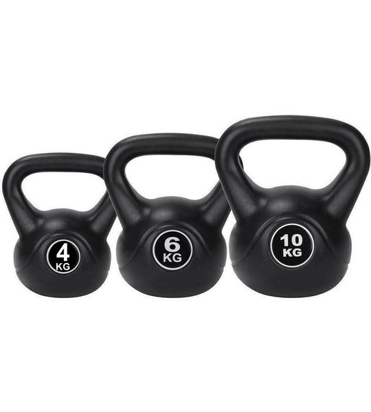 Kettlebell set, 4-6-10 kg