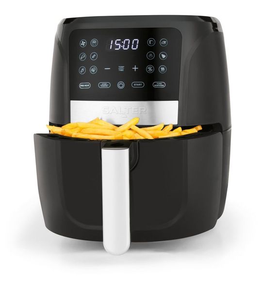Salter Digitale Airfryer - 5,7L Inhoud - 12 Functies - LED Display - 1500W
