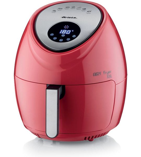 ARIETE 4618/01 Air Fryer XXL Heteluchtfriteuse 1800W 5,5 l Rood