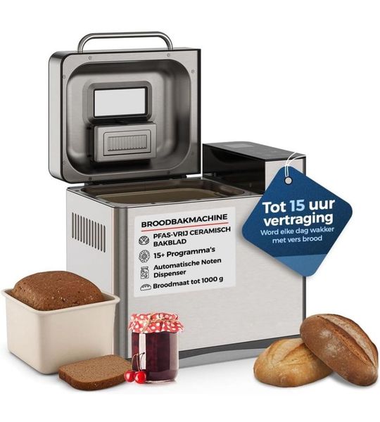 broodbakmachine - Keramisch - Broodmachine - 1000 W