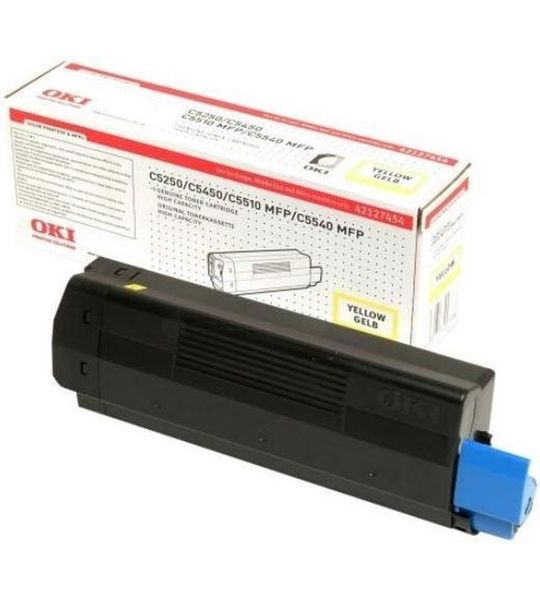 Oki 42127454 Toner hc geel
