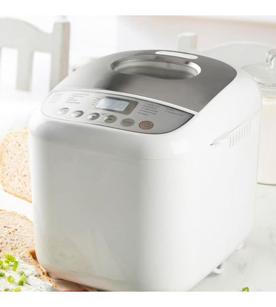 broodbakmachine - Keramisch - Broodmachine - 600 W - Wit