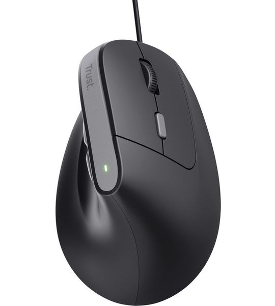 Trust BAYO II ERGONOMIC MOUSE Muis Zwart