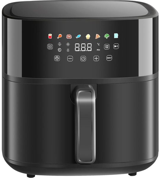 HOMCOM Heteluchtfriteuse Staal, Kunststof 41L x 32,5B x 32H cm Zwart