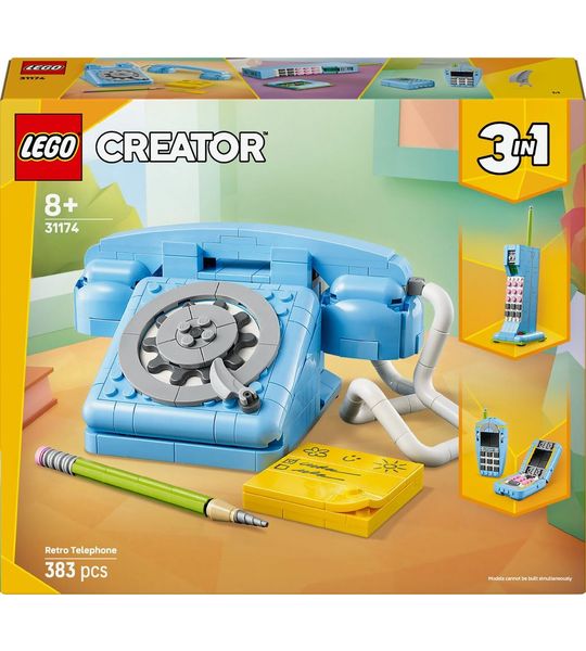 LEGO® Creator 3in1 Retro Telefoon, Vintage Telefoon - 31174