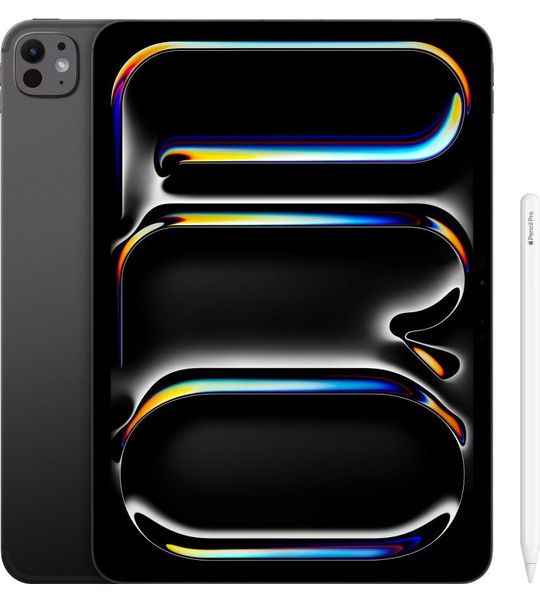 Apple iPad Pro (2024) 11 inch 256 GB Wifi + 5G Zwart + Apple Pencil Pro