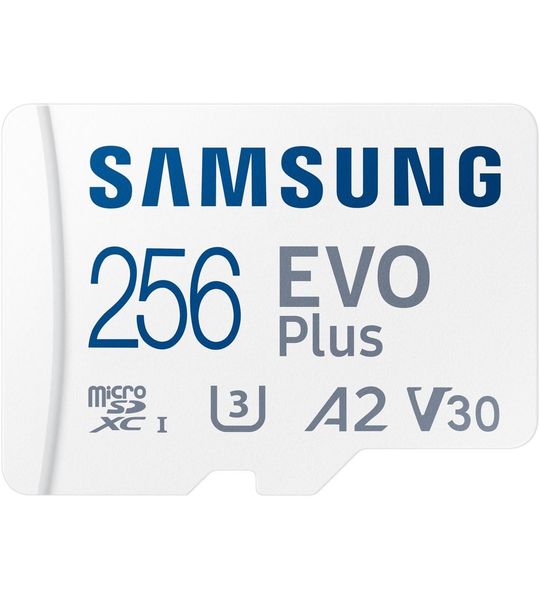 Samsung EVO Plus (2024) microSD 256GB + SD Adapter