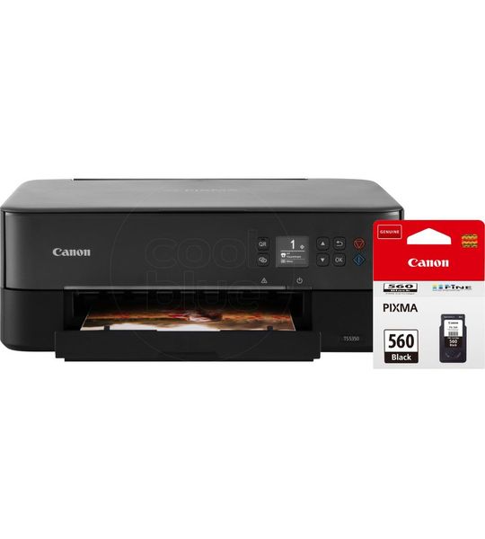 Canon PIXMA TS5350I + 1 extra zwarte cartridge