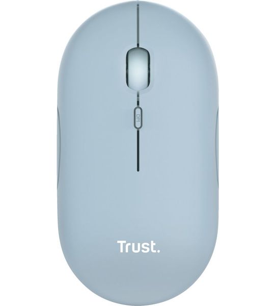 Trust PUCK WIRELESS RECHARGABLE MOUSE Muis Blauw
