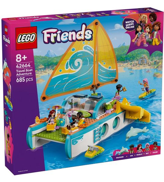 LEGO Friends Avontuurlijke Bootreis Boot Speelgoed voor Kinderen - 42664