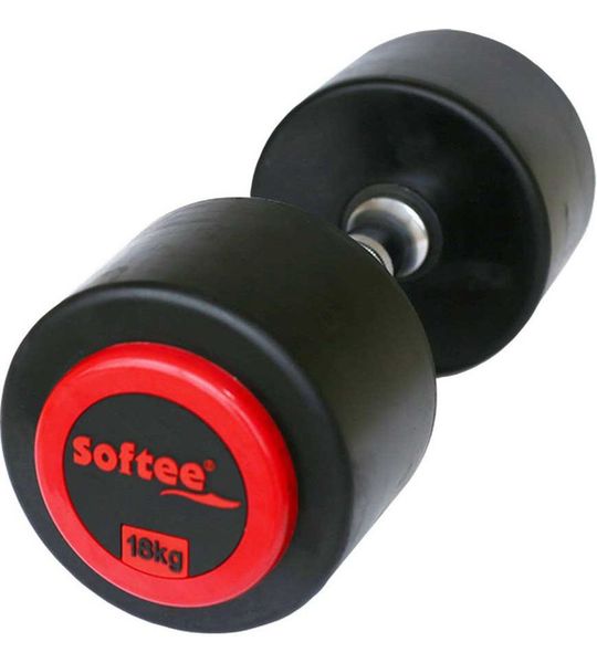 Softee Pro-sport 18kg Dumbbell Zwart 18 kg