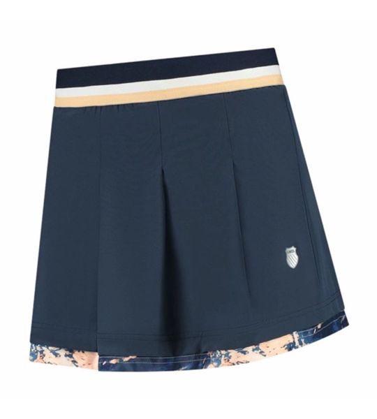 Tennisrok K-Swiss Women Hypercourt Fancy Skirt Peacoat-L