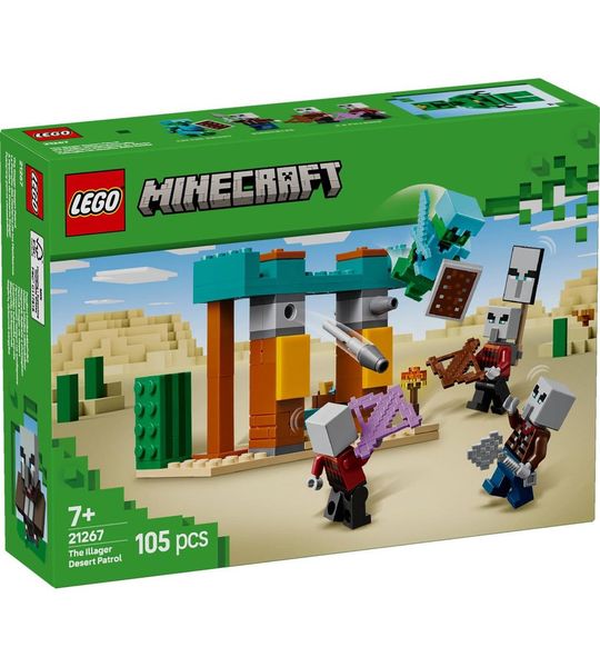 LEGO Minecraft De Illagers in de woestijn gamingset voor kinderen - 21267