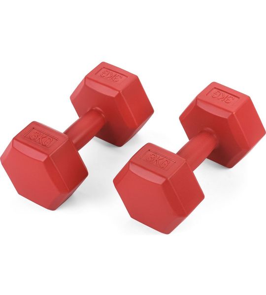 Gymtek® Halterset - 2x 3kg halters - Halterset voor krachttraining