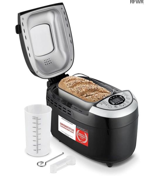 RFWR® Broodbakmachine 1250g met 12 automatische programma's en antiaanbaklaag