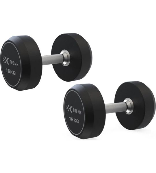 Xtreme Fitness Rubber Dumbbell 16kg (set)