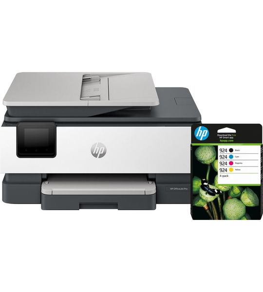 HP OfficeJet Pro 8122e + 1 set extra inkt