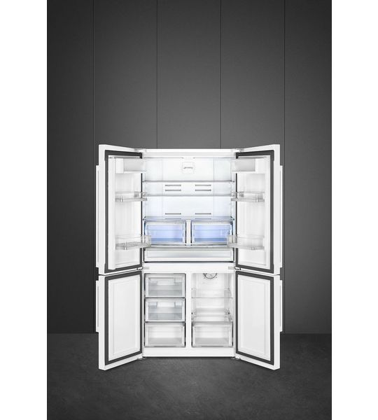 Smeg FQ60BDE Amerikaanse koelkast Wit