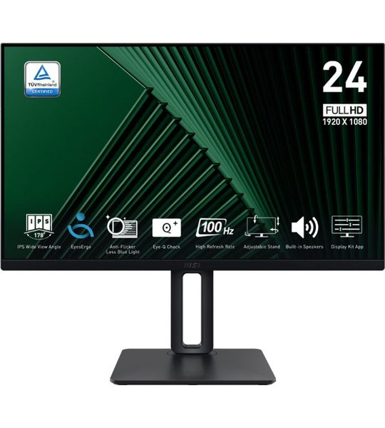 MSI Pro Mp245pg - 23.8 Inch 1920 X 1080 (full Hd) Ips-paneel In Hoogte Verstelbaar