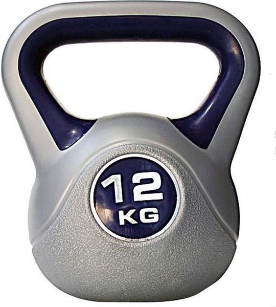Sportbay Kettlebell - 12 kg - Grijs