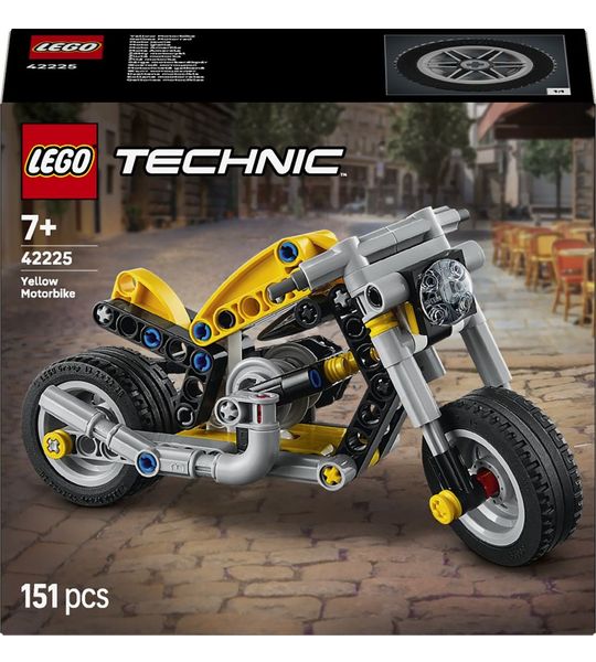 LEGO Technic - Gele Motor Speelgoed voor Kinderen vanaf 7 Jaar - 42225