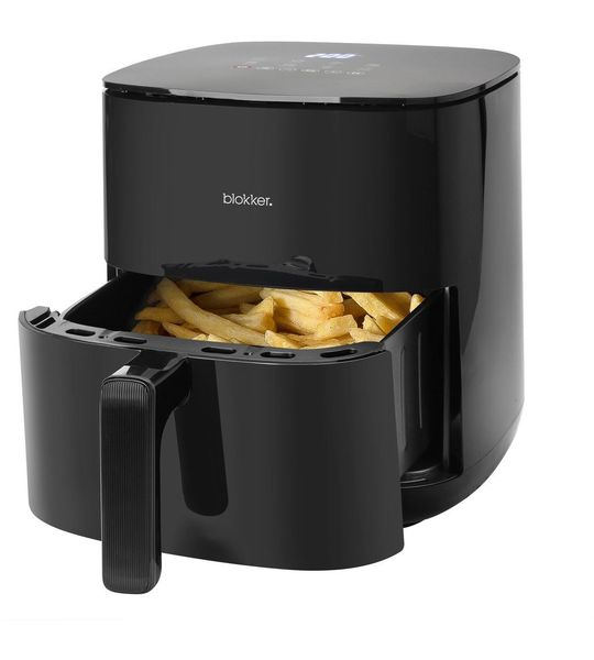 Blokker Airfryer Deluxe Zwart - Heteluchtfriteuse XL - 5 Liter