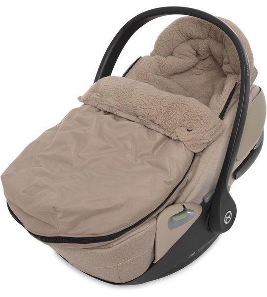 Voetenzak Autostoel Jollein Embossed Milky Coffee