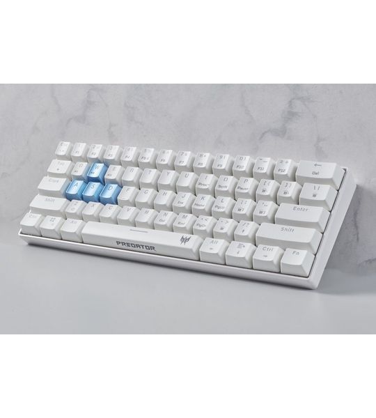 Acer Predator Aethon 330 Keyboard PKR200 TKL Dual Mode - White - US int. Toetsenbord Wit