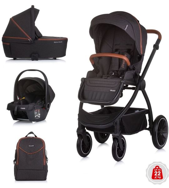 Kinderwagen Chipolino Prestige 3-in-1 Blackberry