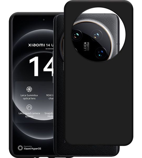 Just in Case Soft Design Xiaomi 14 Ultra Back Cover Zwart