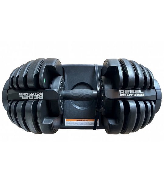 Rebel Routines - Verstelbare dumbbell 24KG - Nieuw model!