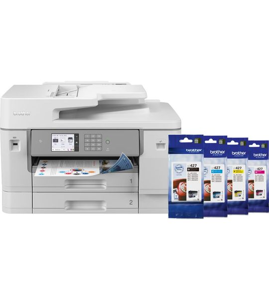 Brother MFCJ6955DW + 1 set extra inkt