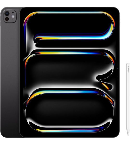 Apple iPad Pro (2024) Nano 13 inch 2 TB Wifi + 5G Zwart + Apple Pencil Pro