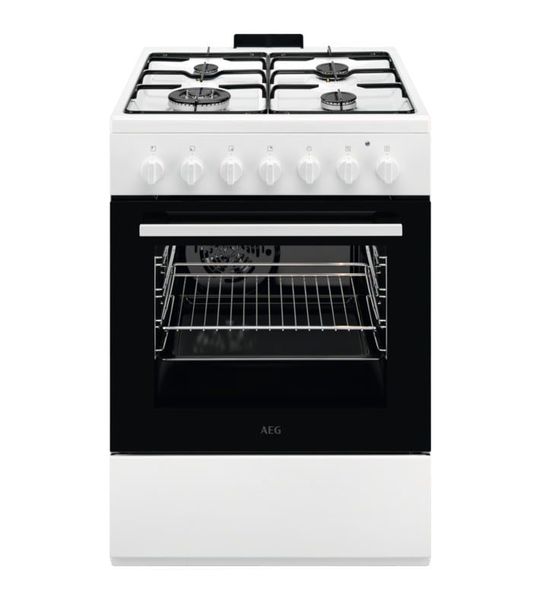 AEG CKB64101BW Gasfornuis Wit