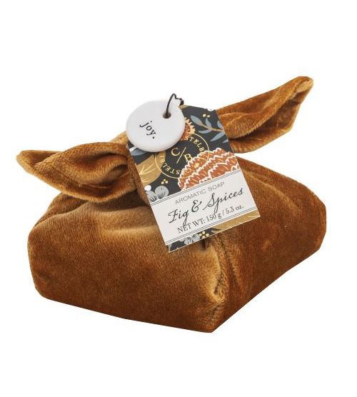 Fig&Spices zeep 150 gr in fluweel
