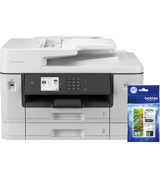 Brother MFCJ6940DW + 1 set extra inkt