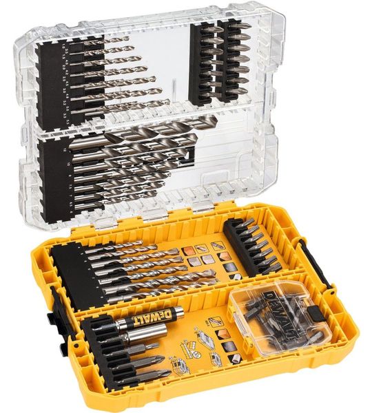 DeWalt 72-delige Steenboren en HSS-G Metaalboren EXTREME 2 TOUGH CASE