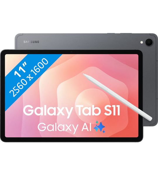 Samsung Galaxy Tab S11 - 11 Inch 128 Gb Grijs Wifi