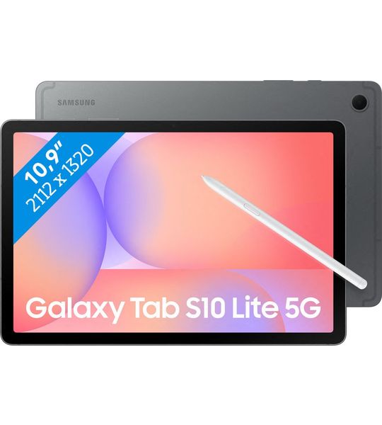 Samsung Galaxy Tab S10 Lite - 10.9 Inch 128 Gb Grijs Wifi + 5g