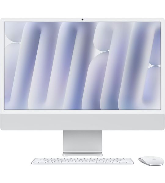 Apple iMac 24 inch M4 (10 core CPU/10 core GPU) 24GB/512GB Zilver QWERTY