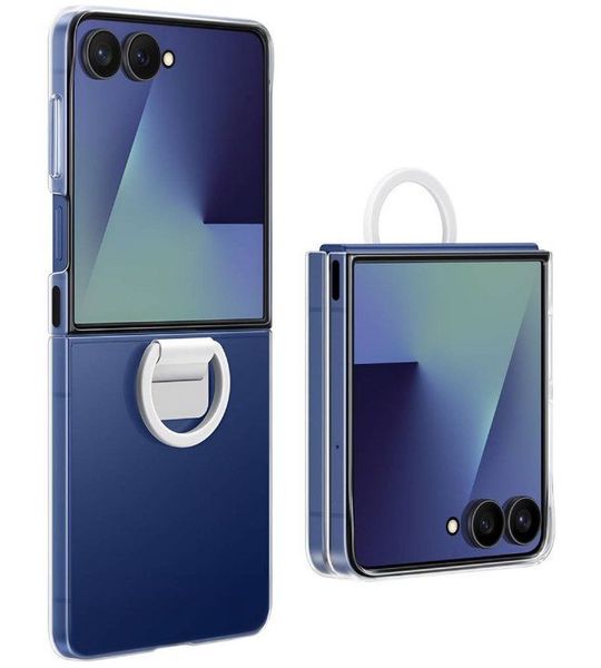 Samsung Ring Telefoonhoesje Voor Samsung Galaxy Z Flip 7 Transparant