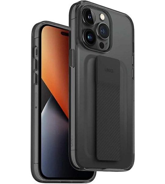 Uniq Iphone 14 Pro Max, Hoesje Heldro, Flexgrip, Grijs