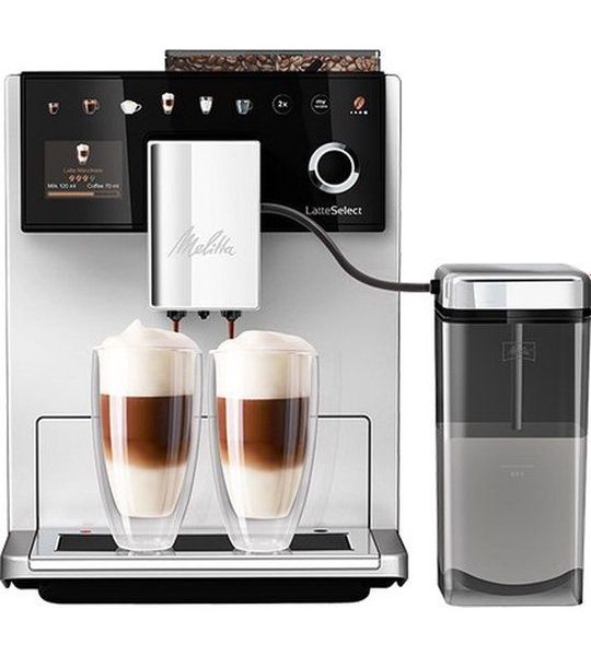 Melitta Latte Select F630-211 Espresso apparaat Zilver